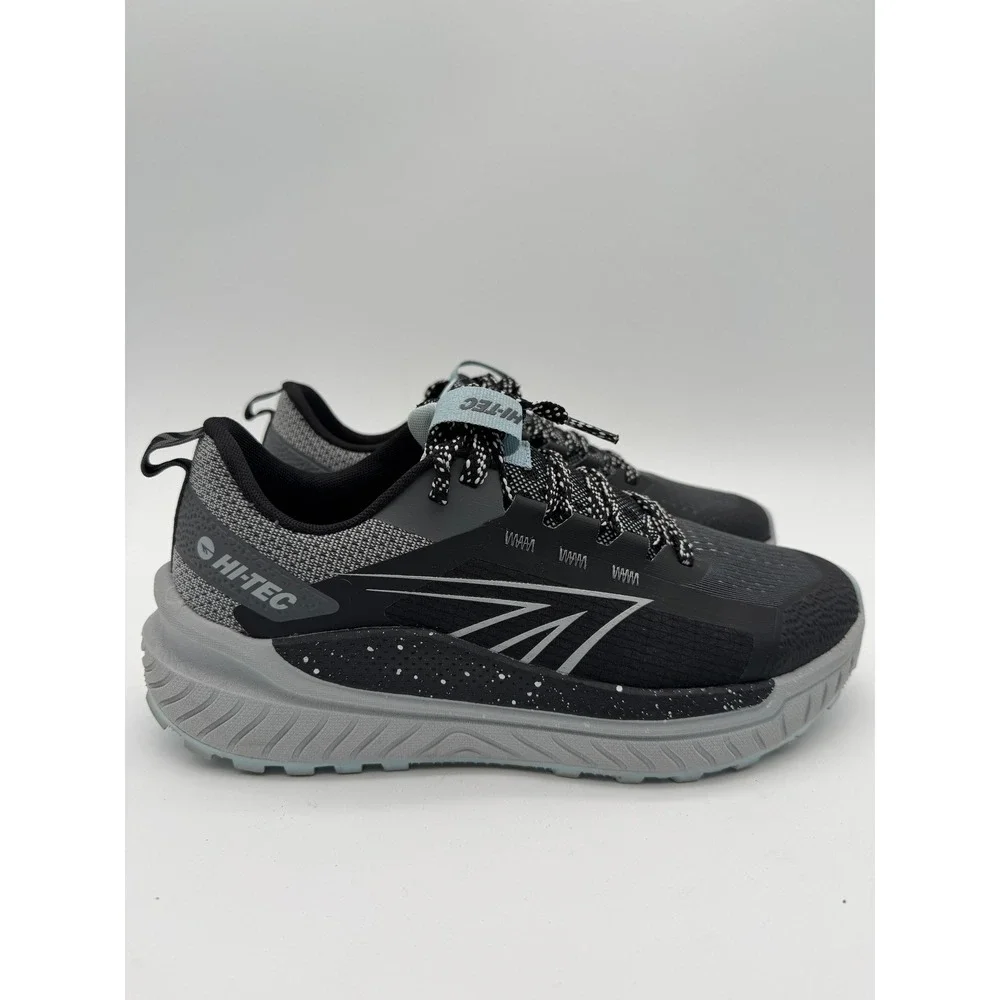 Hi-Tec‎ Women's Running Shoes Size 8.5 Gray Black Athletic Sneakers Lightweight